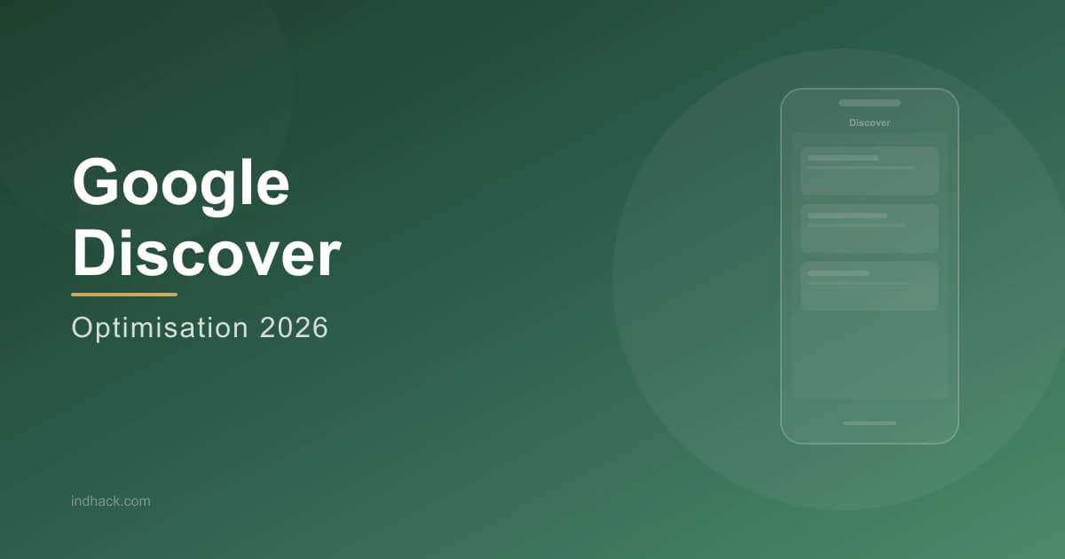 Écran mobile affichant le flux Google Discover avec des articles optimisés pour le SEO en 2026