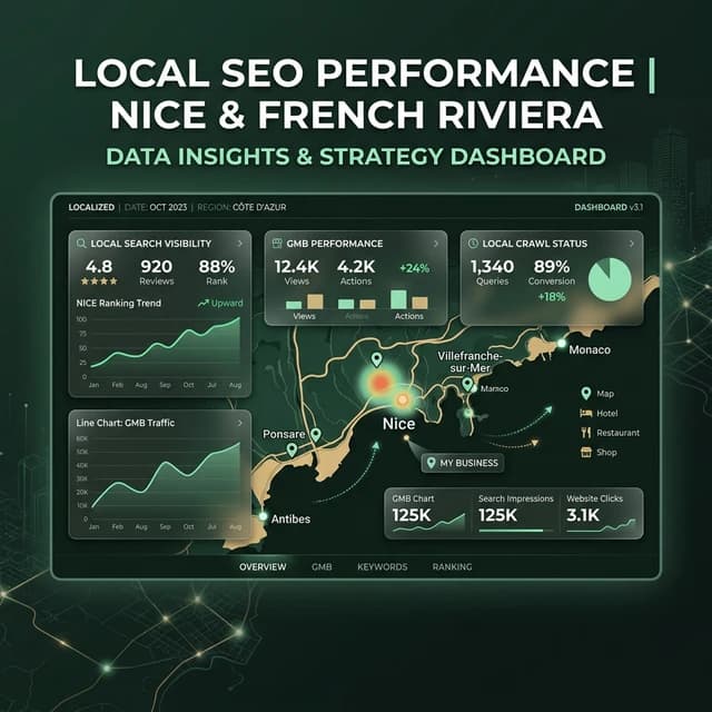 SEO local Nice et Alpes-Maritimes : stratégies pour dominer Google Maps sur la Côte d'Azur