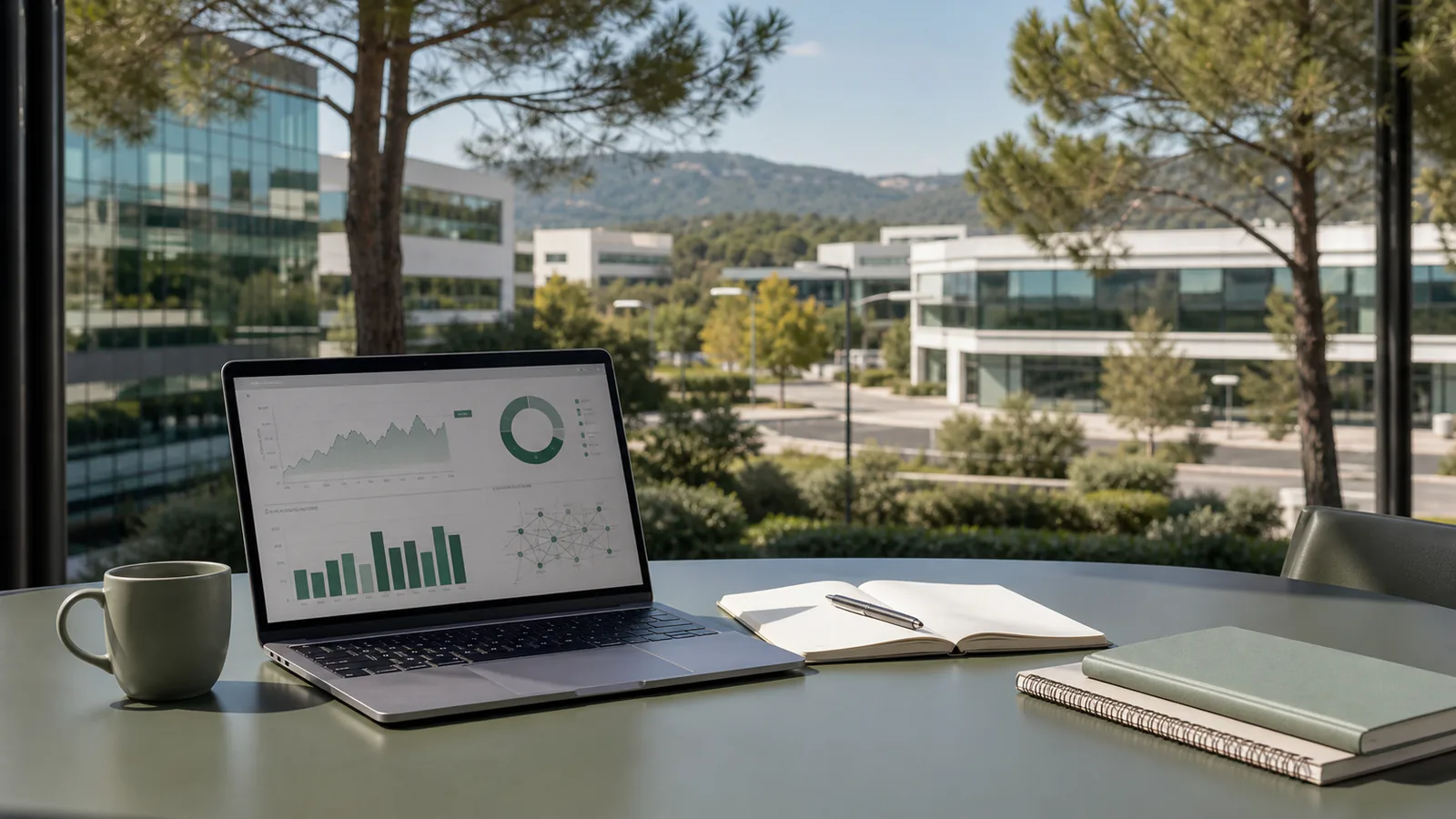 Campus technopole de Sophia-Antipolis pour illustrer une stratégie SEO B2B