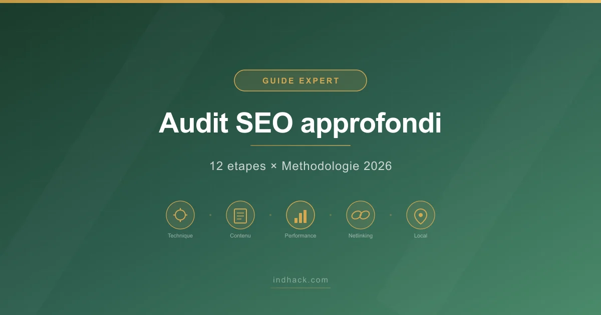 Méthodologie d'audit SEO approfondi : les 12 étapes d'un diagnostic complet en 2026